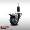 Service Caster 3'' SS Thermoplastic Rubber Swivel 1-1/8'' Expanding Stem Caster Total Lock Brake SCC-SSEXTTL20S314-TPRB-118 - alternate 2